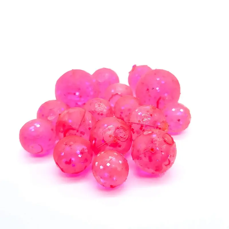 Bnr Tackle Soft Beads – 8Mm, Pink Panther Color, 15-Pack 1