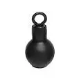 Bnr Tackle Steel Round Sinkers – Black, 2-Pack 1