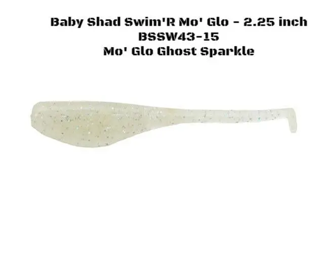 Bobby Garland Baby Shad Swim'R Mo' Glo – 2.25 Inches 1