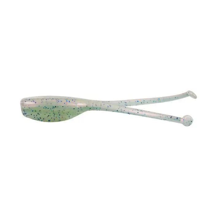 Bobby Garland Slab Dockt’R – 2.5-Inch Glacier-Tinted Fluke-Style Bait – 12-Pack 1