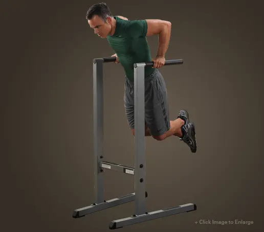 Body-Solid Freestanding Dip Station With Adjustable Handles 1