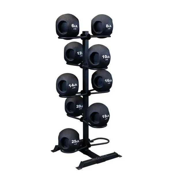 Body-Solid Gmr20 Dual-Purpose Medicine Ball & Wall Ball Rack 1