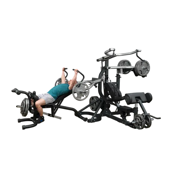 Body Solid Sbl460P4 Freeweight Leverage Gym 1