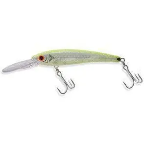 Bomber Certified Depth 30 Crankbait – 8" / 3 Oz, Silver Flash/Chartreuse 1