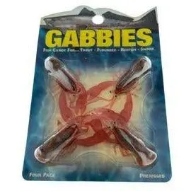 Boone Gabbies Pro Series #2 – 3.25-Inch, 1/4-Ounce Pink Shrimp Imitation (4-Pack) 1
