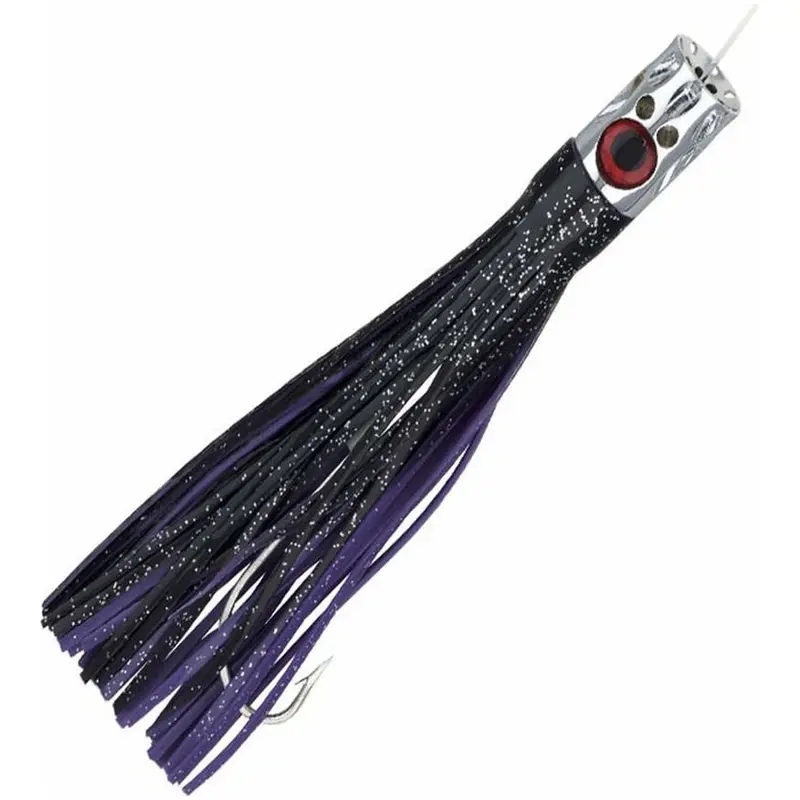 Boone Gatlin Purple/Black Jet Rigged Trolling Bait – 7" Heavy-Duty Tuna Lure 1