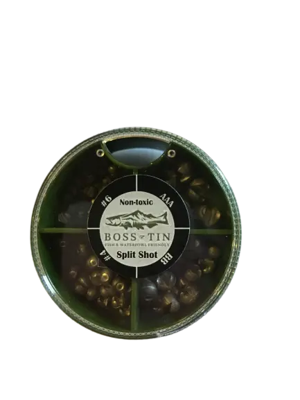Bosstin 4-Way Non-Toxic Split Shot – Eco-Friendly Adjustable Weight System 1