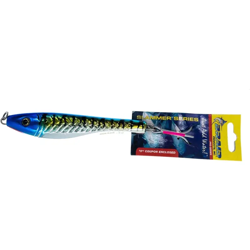 Braid Slammer Jig – 16 Oz Heavy-Duty Saltwater Jigging Weight 1