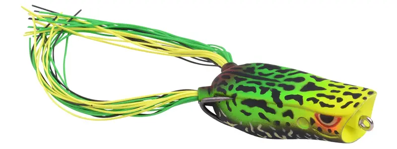 Bronzeye Poppin Frog Lure – Freak Pattern 1