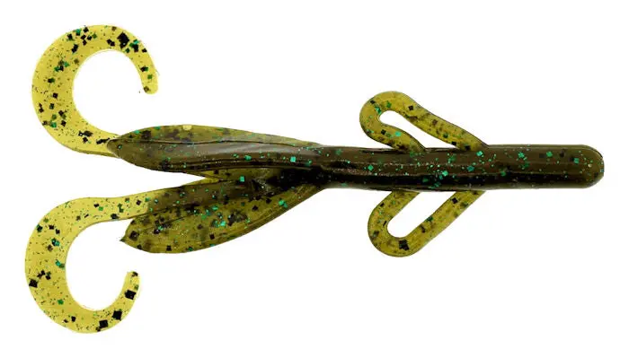 Brush Hog Soft Bait – Green Pumpkin Color Variant 1