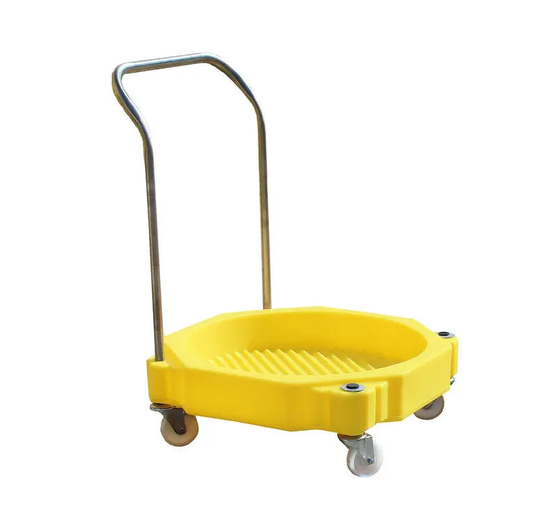 Bunded Drum Transport Dolly With Ergonomic Handle – Supports Single 205L Drum 1