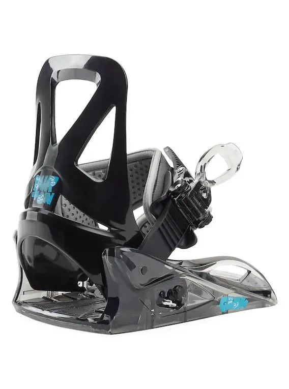 Burton Grom Disc Kids' Snowboard Bindings – Matte Black, 2023 1
