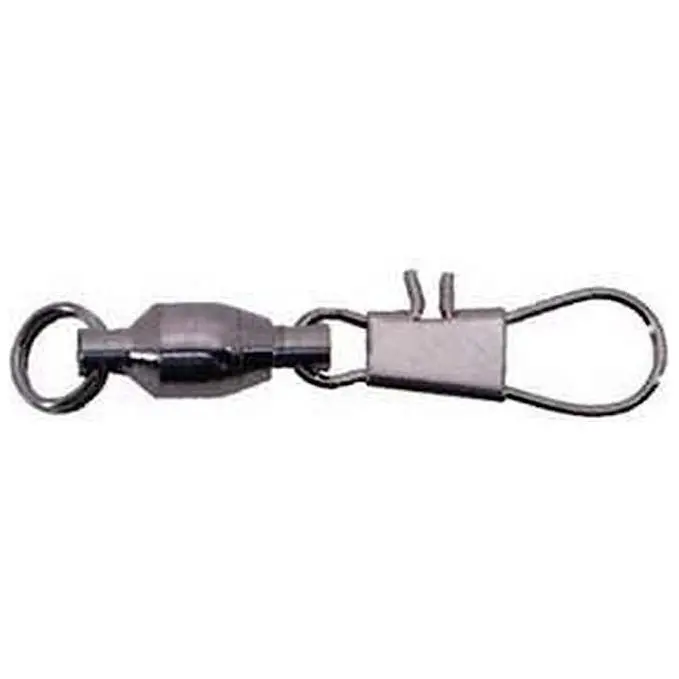 Cabela'S Deluxe Black Interlock Snap Ball Bearing Swivels – 24-Pack 1