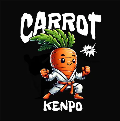 Carrot Kenpo Martial Arts T-Shirt 1