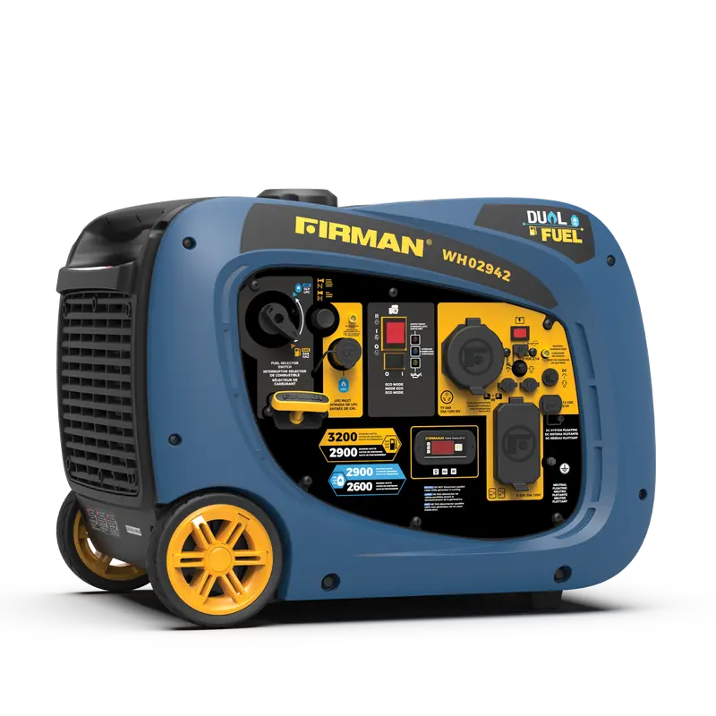 Certified Refurbished Dual-Fuel Inverter Generator – 3200W, Electric Start 1