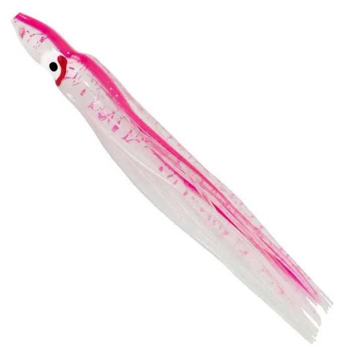 Challenger Uv Pink Spatter Squid Lure, 4.5-Inch 1