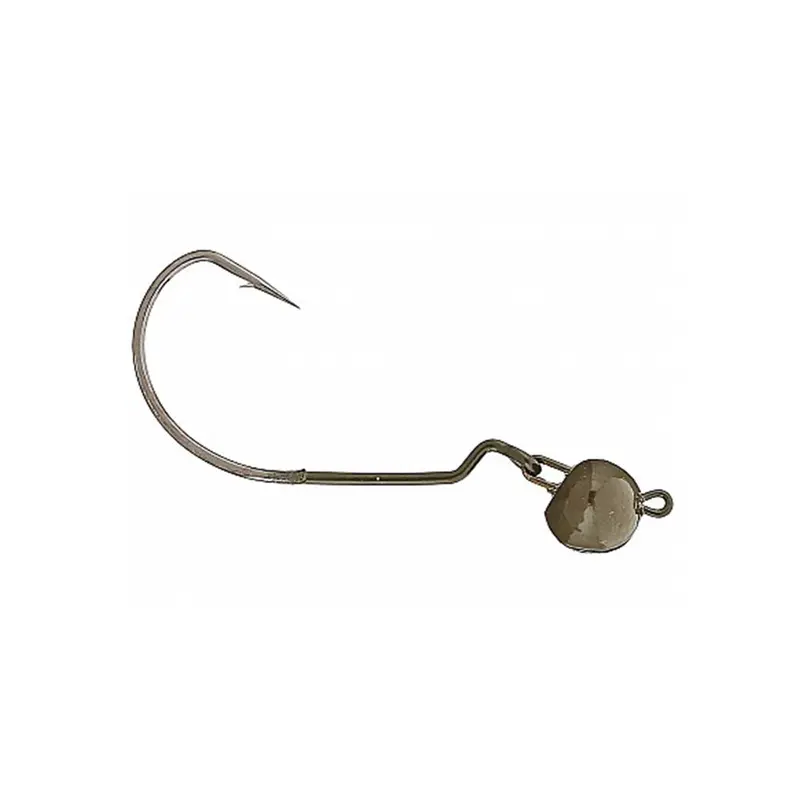 Chompers Wobble Head Jig – Offset Hook Jig Heads For Flipping And Pitching 1