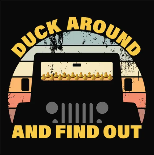 Classic Duck Duck Jeep Humor T-Shirt 1