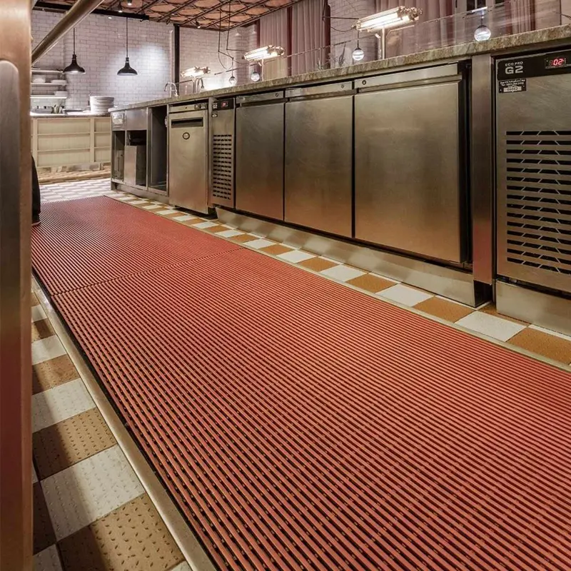 Commercial Kitchen Pvc Non-Slip Mats – Hygienic, Drainage-Friendly Floor Protection 1