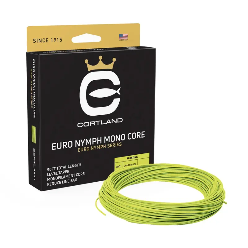 Cortland Euro Nymph Hi-Vis Mono-Core Fly Line – Crisp Turnover & Subtle Visual Feedback 1