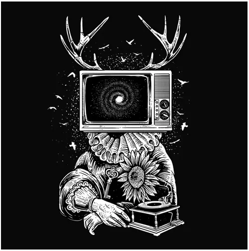 Cosmic Royalty Galaxy Art T-Shirt 1