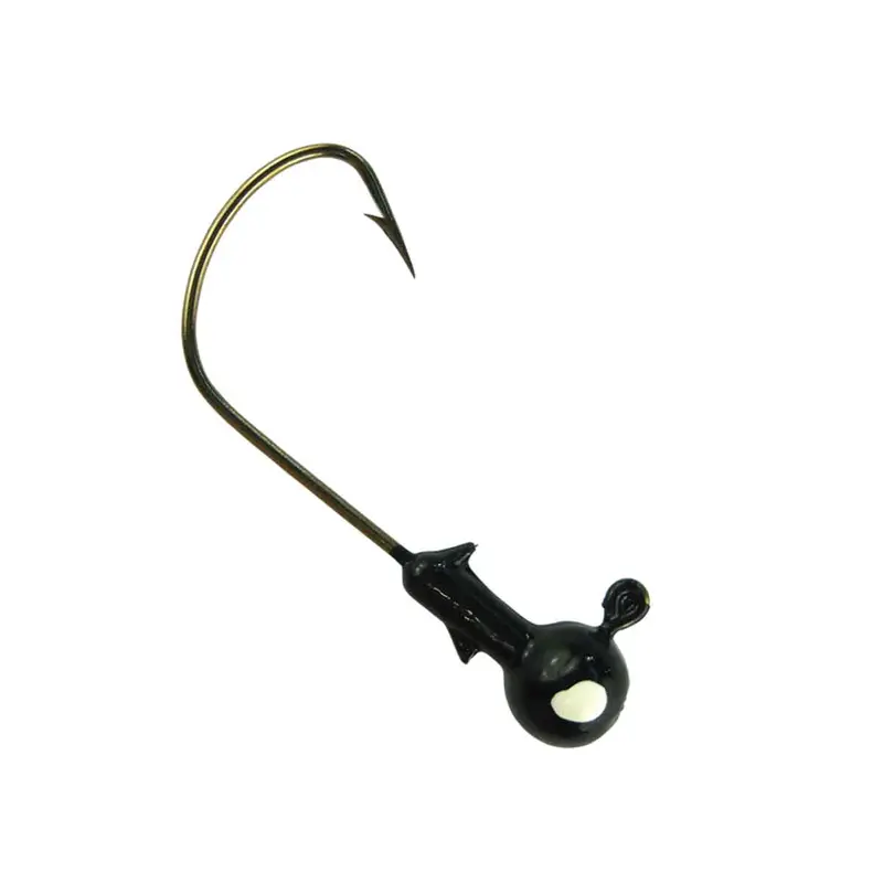 Crappie-Specific Wide-Gap Hook – Black Nickel Plated 1