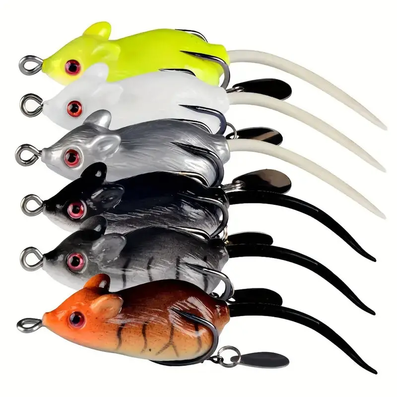 Crazy Gear Mouse-Style Soft Plastic Lures For Freshwater & Saltwater 1