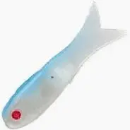 Creme Lit'L Fishie Soft Plastic Minnows – 1.5", 10-Pack In Pearl/Blue 1
