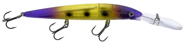 Custom Dd Husky Jerk Grape Bait Colored Crankbait 1
