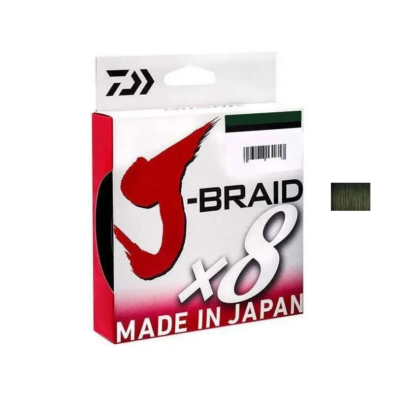 Daiwa J-Braid X8 8-Strand Braided Fishing Line – Ultra-Thin & Strong 1
