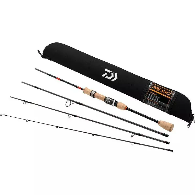 Daiwa Presso Pack Spinning Rod – Ultralight, Fast Action, 7'0" 4-Piece Travel Rod 1