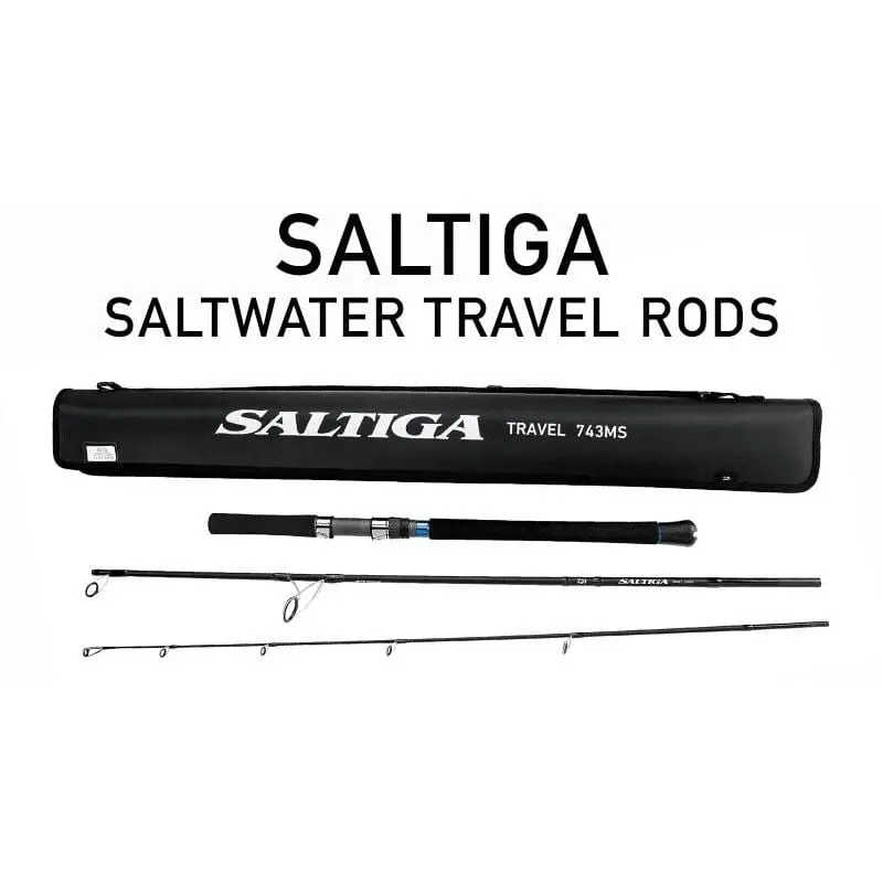 Daiwa Saltiga Saltwater Travel Rods – Compact, High-Power Casting Rods