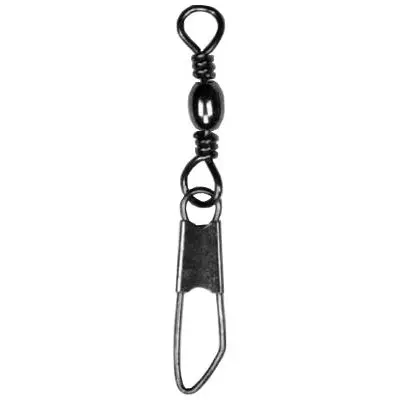 Danielson Black Swivels With Safety Snaps – 25-Pack 1