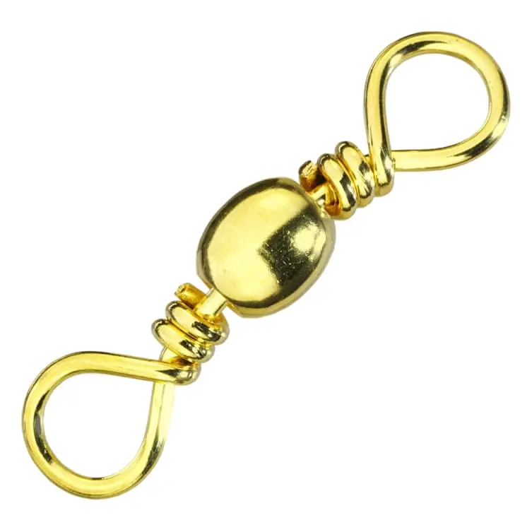 Danielson Brass Barrel Swivel – Size 14, Pack Of 8 1