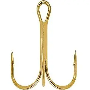 Danielson Gold Treble Hooks – Premium Quality, 25-Pack 1