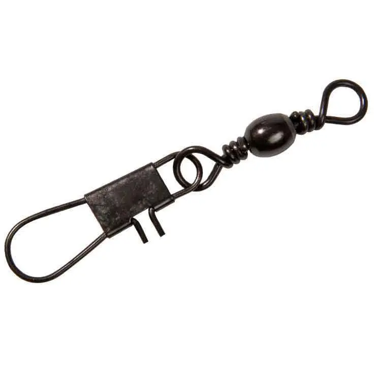 Danielson Interlock Snap Barrel Swivel – Black Finish 1