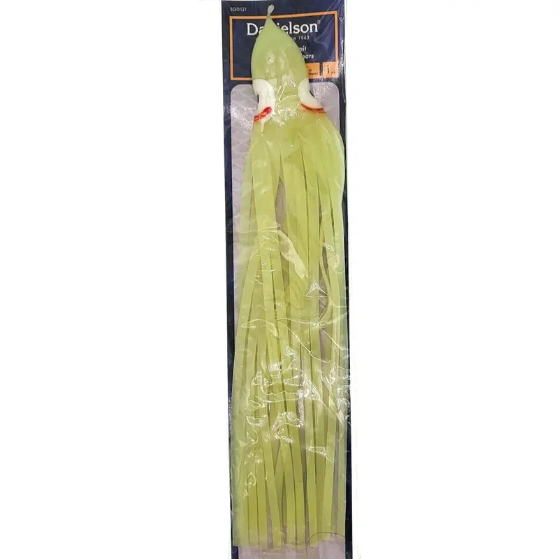 Danielson Magnum Squid Bait – 12-Inch Glow Red Eye, Single Unit 1