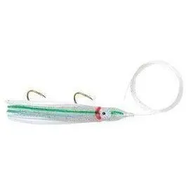 Danielson Rigged Squid Lure – 4.5-Inch Uv Pearl/Green/Blue Blend 1