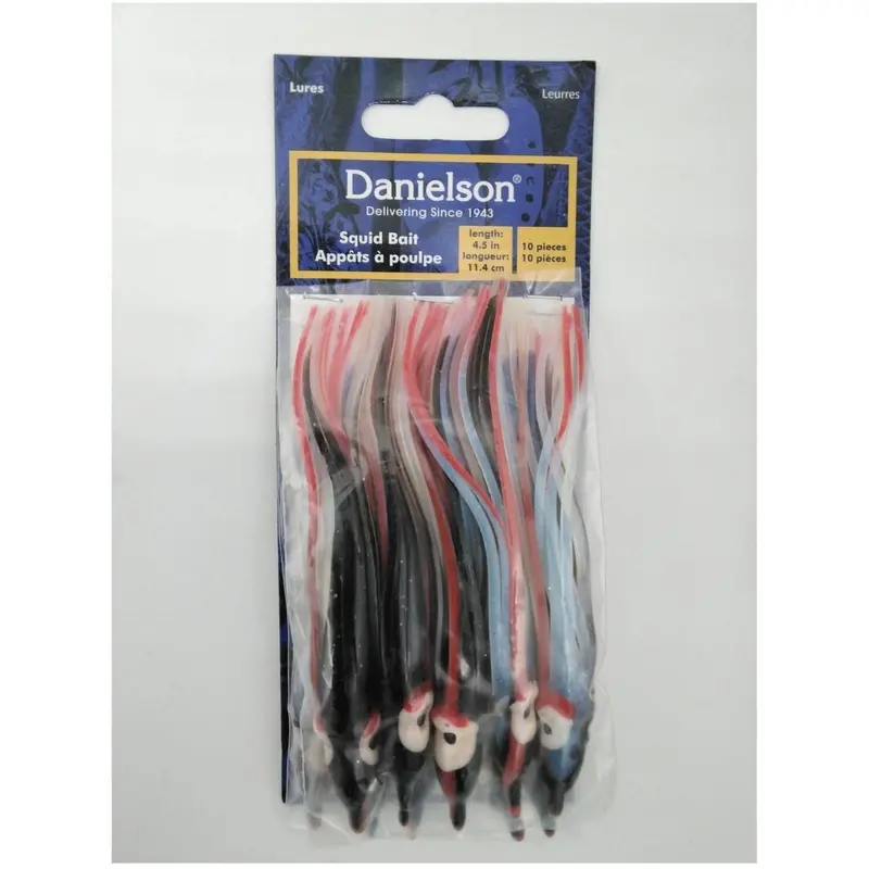 Danielson Sqd4510127 Squid Bait – 4.5-Inch Army Truck Green/Pink (10-Pack) 1