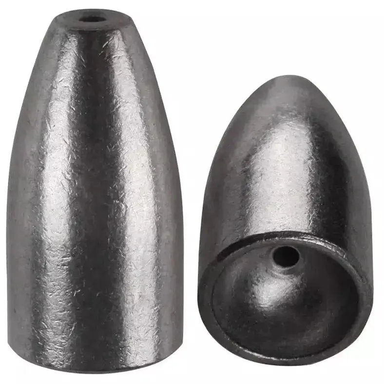 Danielson Worm Weight Steel Sinkers – #2 Size, 3/16-Ounce (10-Pack) 1