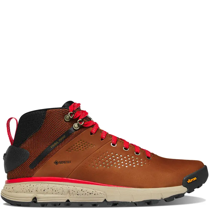 Danner Trail 2650 4-Inch Mid Hiking Boot – Brown/Red 1