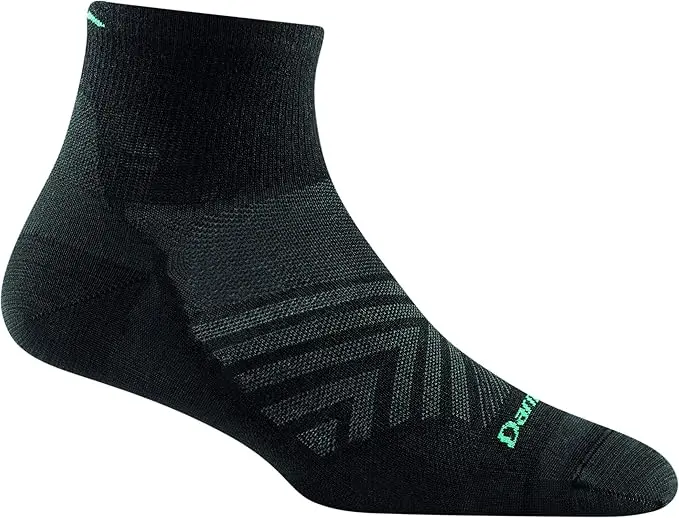Darn Tough Women’S 1044 Run Quarter Socks – No-Cushion, Ultra-Lightweight 1