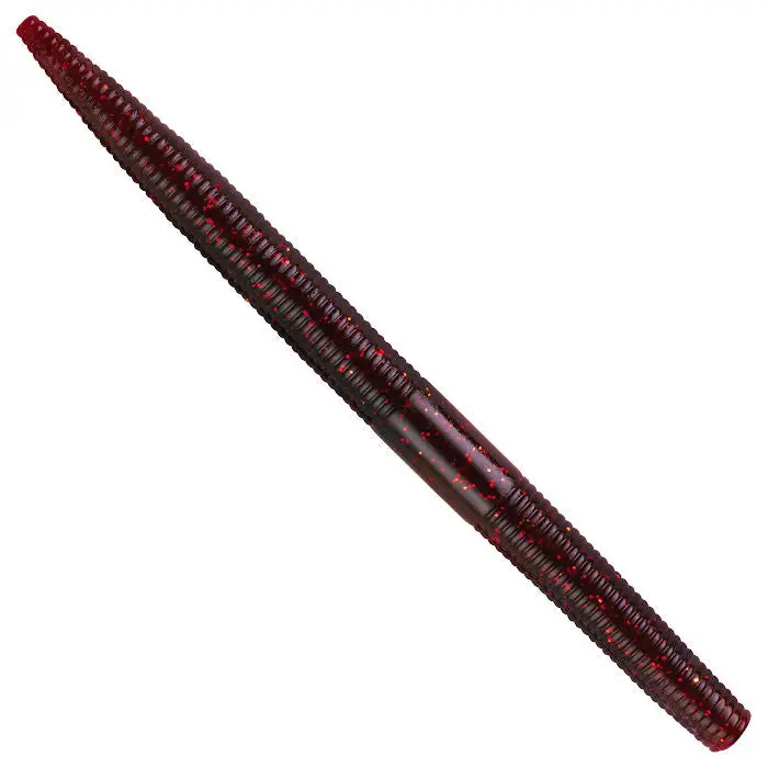 Dinger Cranberry Colored Fishing Worm 1