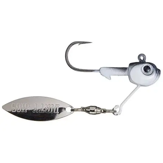 Dirty Jigs Tactical Bassin’ Underspin (3/4 Oz, Gizzard Shad) – Heavy-Duty Inline Spinner 1
