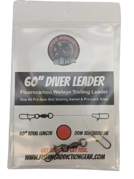 Diver Leader Monofilament Leader – 60-Inch Length 1