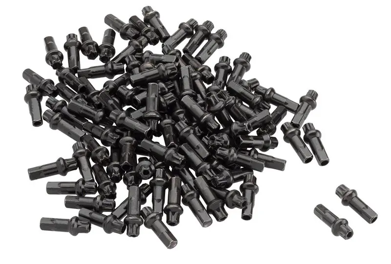 Dt Swiss Squorx Pro Head Pro-Lock Brass Spoke Nipples – 2.0Mm X 15Mm, Matte Black 1