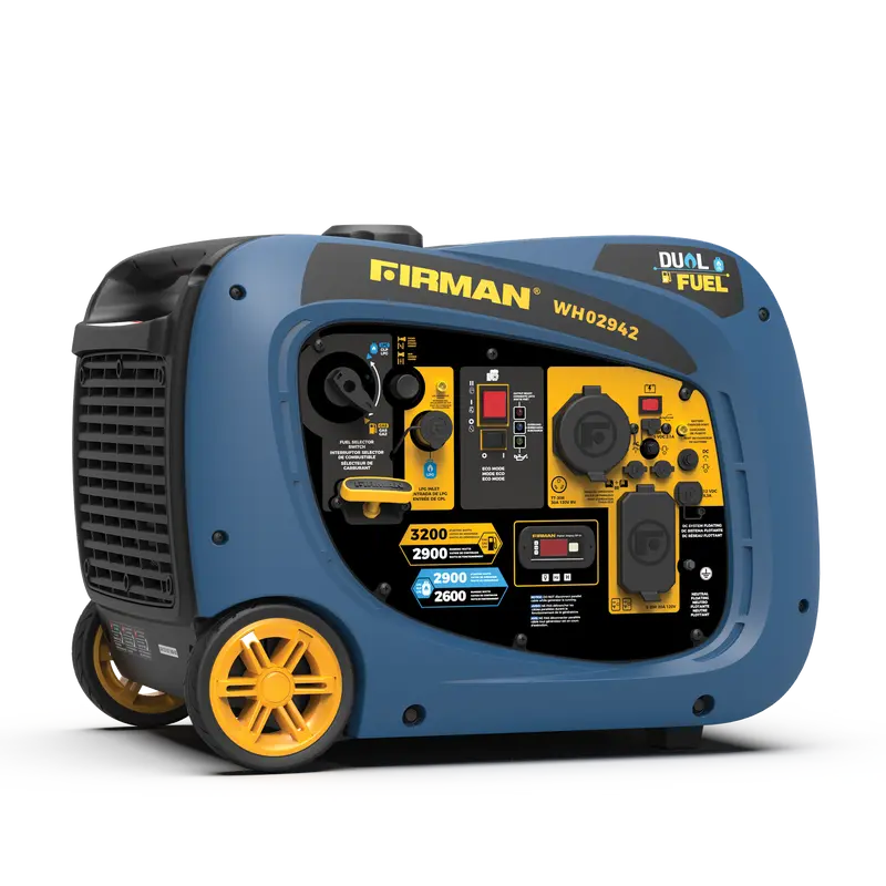 Dual-Fuel Inverter Generator – 3200W Electric Start, Clean Power For Sensitive Electronics 1