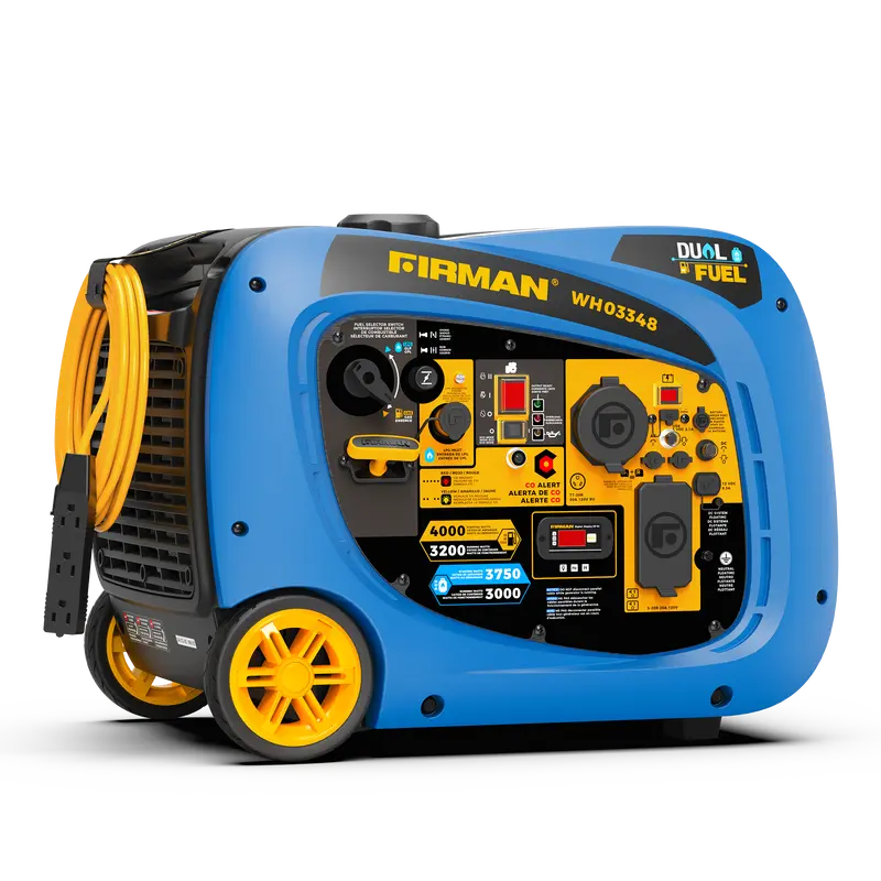 Dual-Fuel Inverter Generator – 4000W, Electric Start, Co Alert & Eco-Throttle Technology 1