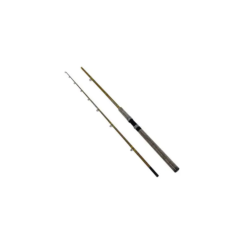Eagle Claw Cg9Mhc2 Crafted Glass Casting Rod – 9-Foot, Medium-Heavy, 2-Piece, Honey Gold 1