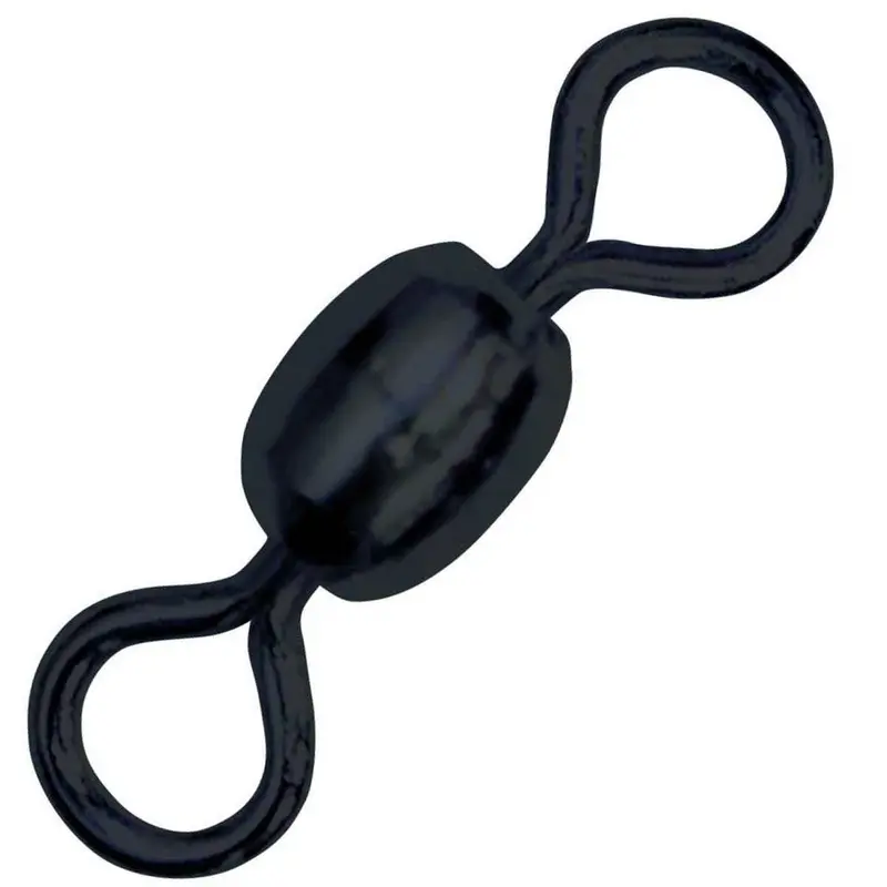 Eagle Claw Crane Swivel – Pack Of 12, Matte Black Finish 1